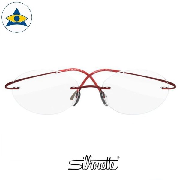 Silhouette eyewear 6668 Rimless 6066 Wine s5217 $428 1