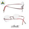 Silhouette eyewear 6668 Rimless 6066 Wine s5217 $428 3