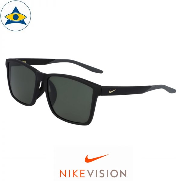 Nike Sunglass CW 4725 Channel AF 010 Matte Black w Green s60-17 198 Tampines Optical Admiralty Optical 2