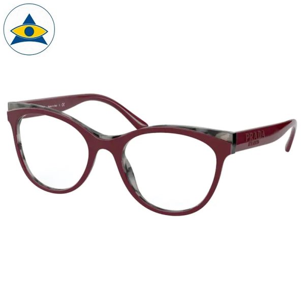 Prada Eyewear VPR 05WVF 07H-1O1 BORDEAUX:GREY s5319 358 Tampines Optical Admiralty Optical 1