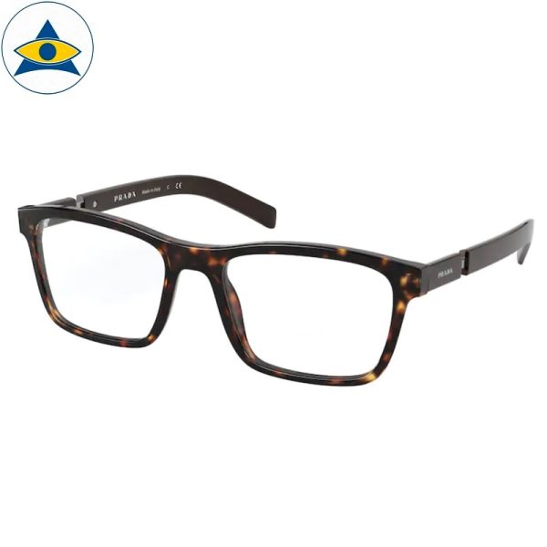 Prada Eyewear VPR 16XVF 2AU Havana-Brown s5617 398 Tampines Optical Admiralty Optical 1