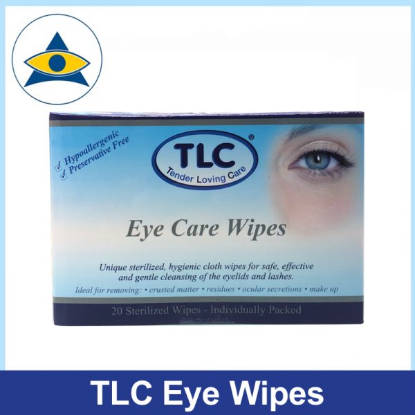 TLC eye lid wipes 20 pieces tampines admiralty optical