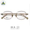 Maji Masatomo Plus M PMJ 051 C2 Cream Rose Gold s51-19 $218 2 eyewear frame tampines admiralty optical