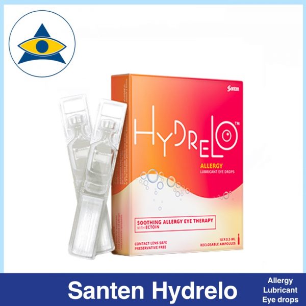 santen hydrelo allergy lubricant eye drops ectoin 1380 10x05ml preservative free tampines admiralty optical