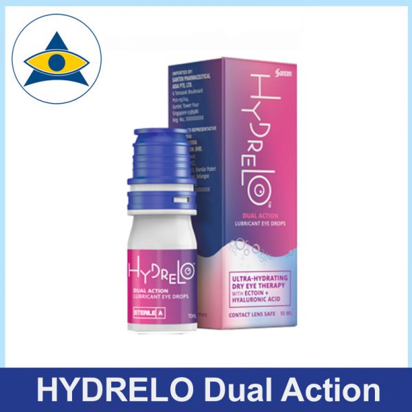 santen hydrelo dual action lubricant eye drops ectoin 1380 10x05ml preservative free tampines admiralty optical