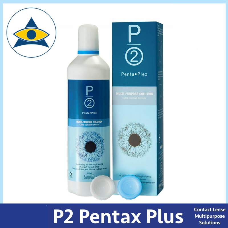 Pentaxplus p2 single bottle 350ml contact lens multipurpose solution tampines admiralty optical