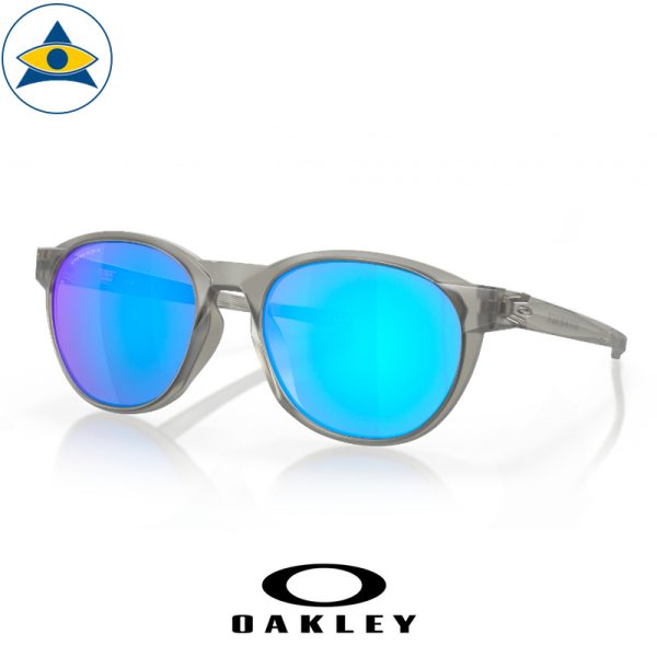 OAKLEY OO9126F Reedmace 03 Matte Grey Ink Prizm Sapphire s5418 $268 01 Tampines Admiralty Optical