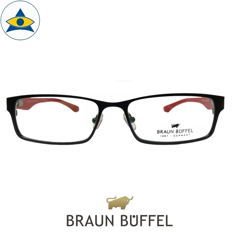 braun buffel 28109 c709 black red s57-17 $228 2 Tampines Optical Admiralty Optical