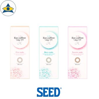 Seed 1 day coffret uv m daily disposable soft clear contact lenses cosmetic colour tampines admiralty optical