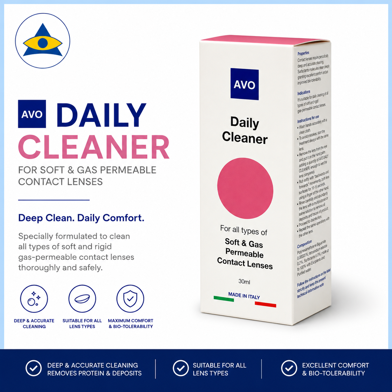AVO-DAILY-CLEANER-CONTACT-LENS-TAMPINES-OPTICAL AVO Cleaner