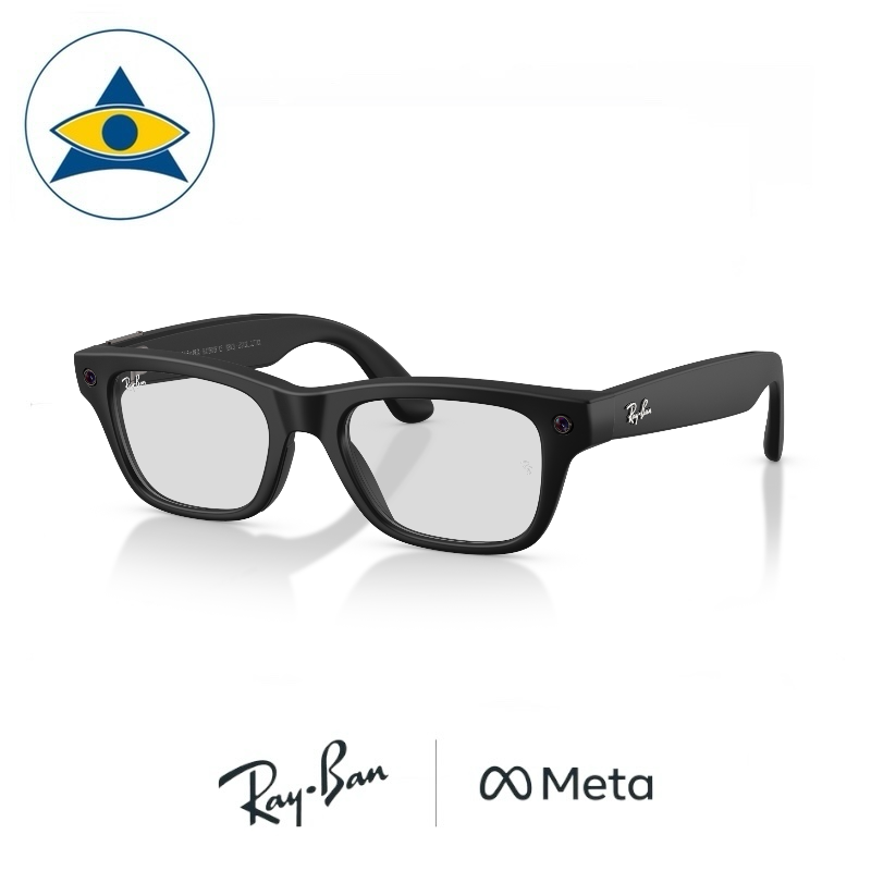 RAYBAN-META-AI-BLAYZER-RW7001-2077-50-19-BLACK-w-DEMO-LENS-s50-19-Smart-Glasses-Tampines-Admiralty-Optical-1 Ray-Ban Meta Blayzer Optics (Gen 2)