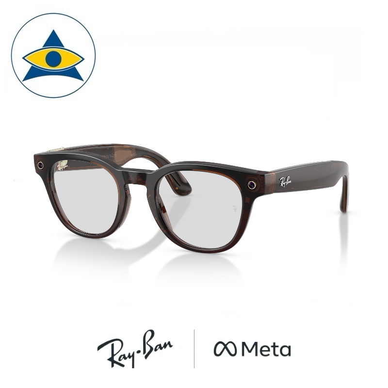 RAYBAN-META-AI-SCRIBER-RW7001-8531-49-22-TRANSPARENT-STONE-BEIGE-w-DEMO-LENS-s49-22-Smart-Glasses-Tampines-Admiralty-Optical-1 Ray-Ban Meta Scriber Optics (Gen 2)