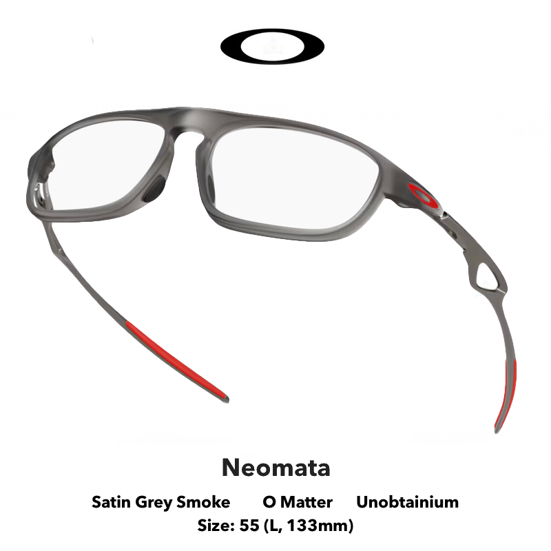 OAKLEY 8203 NEOMATA 02 SATIN SMOKE s55 $359 Tampines Admiralty Optical 1 NEOMATA Smoke